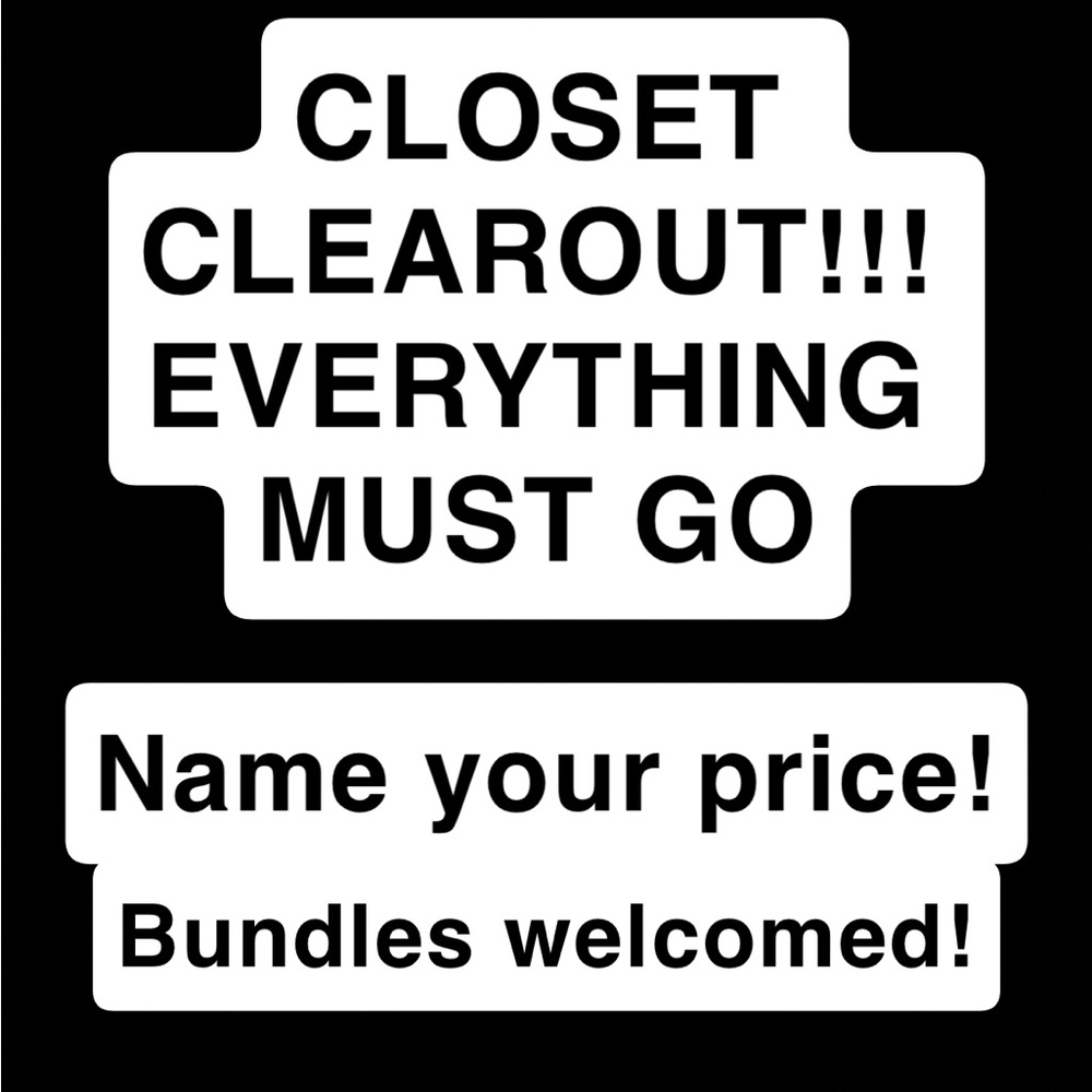 Closet Clearout!